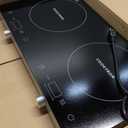 Double Induction Cooktop Burner, 1800w 2 burner Induction Cooker Cooktop, 10 Temperature 9 Power Settings Portable Electric Countertop Burner Touch Stove with Child Safety Lock & Timer