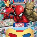 Marvel Spider-man, Avengers, Guardians of the Galaxy, and More! - 3D Look and Find Activity Book! - Iron Man 3D Glasses Included! - PI Kids