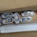 Mini-Split AC Line Set Cover: 4" 23 Ft Line Hide for Mini Split Central AC HVAC Heating System - Waterproof PVC Outdoor Pipe Cover Split Unit Line Guard Decorative Refrigerant Line Cover