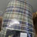 Eddie Bauer Comforter Set Reversible Plaid Alt Down Bedding with Matching Shams, Home Decor for Colder Months, Queen, Rugged Navy