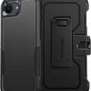 FNTCASE for iPhone 17e Phone Case: for iPhone 16e Case Heavy Duty Drop Protection with Rugged Belt-Clip Holster Military Grade Shockproof Durable Protective Cell Phone Cover (Black) | for iPhone 16E Case, 2025, Heavy Duty, Drop Protection, Military Grade