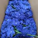 Mason Jars with Hydrangea, 10 Set Artificial Flower Table Centerpieces Glass Flowers Vases Decor for Home Wedding Farmhouse Bridal Shower Graduation Boho Decorative(Royal Blue)