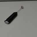 Bonsenkitchen Powerful Milk Frother for Coffee, Fast Handheld Drink Mixer with Stainless Steel Whisk, Battery Operated Hand Frother Stirrer Wand-Black