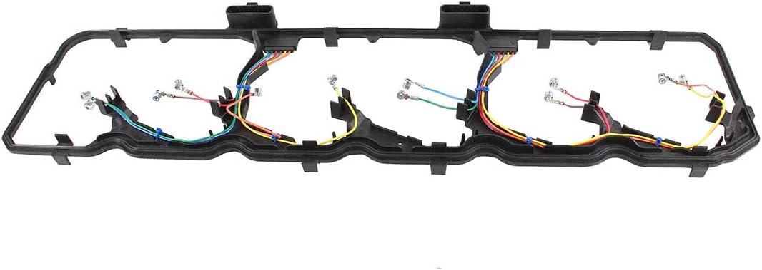 DNJ VC1166BG Valve Cover Gasket Set for 2006-2017, Dodge, Ram 2500, 3500, 4500, 5500, Ram 2500, Ram 3500, Ram 4500, Ram 5500, 5.9L-6.7L, L6, OHV, 24V, 359cid, 408cid, Turbocharged