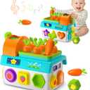 Musical SortingToys for 1 Year Old Boy, 1st First Birthday Boy Girl Gifts Presents, Montessori Educational Learning Toddler Toy for 1-2 Year Old, Fine Motor Skills Toy (Blue)