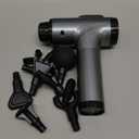 Massage Gun, Muscle Massage Gun for Athletes Handheld Electric Deep Tissue Back Massager, Percussion Massage Device for Pain Relief with 30 Speed Levels 9 Heads (Grey)