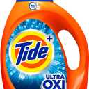 Tide Ultra Oxi Laundry Detergent Liquid Soap, High Efficiency (He), 59 Loads, 84 Fl Oz (Packaging May Vary)