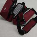 MIER Adult Lunch Box Insulated Lunch Bag Large Cooler Tote Bag for Men, Women, Double Deck Cooler (Dark Red, Large)