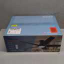 52 Inch Ceiling Fans with Lights and Remote, Brushed Nickel Flush Mount Low Profile Ceiling Fan for Bedroom, Living Room, Patio, Dimmable 6 Speeds Noiseless, ETL Listed