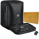 2025 One Touch Vacuum Bag for Travel with Builtin Pump, 30L Compression Bags for Carry On, IP67 Reusable Vacuum Seal Bag for for Cloth Packing, No Need Separate Pump (Black 2PC)