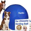 25" Herding Ball for Dogs, for Australian Shepherd, for Cattle, for Border Collie, for Blue Heelers & Medium to Large Dogs,Horse, Herding Dog Ball, Herding Toys - Blue