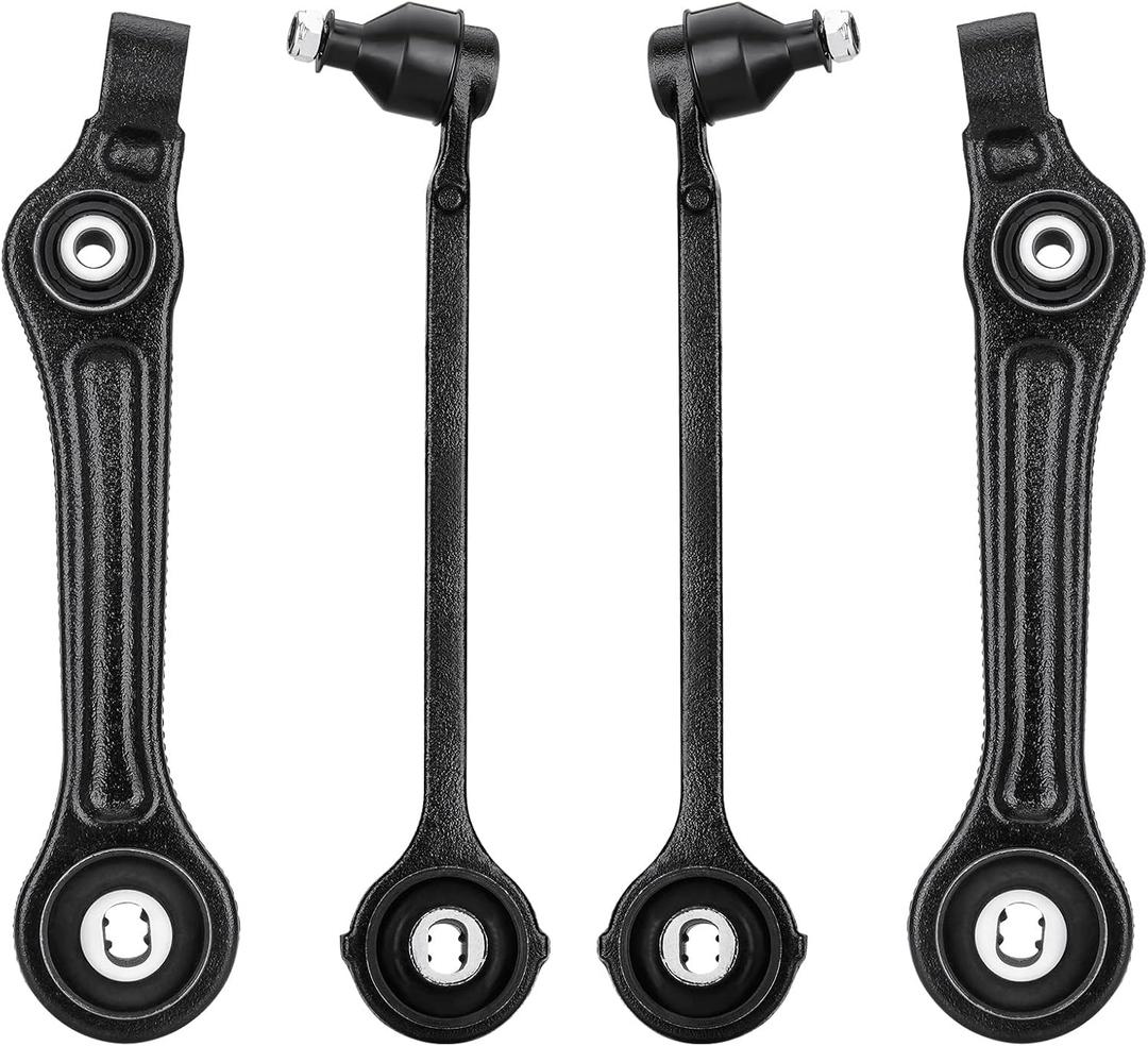 RWD Front Lower Control Arms for Chrysler 300 05-10, Dodge Challenger 08-10, Charger 06-10, Magnum 06-08, 4PCS Suspension Kit - Forward & Rearward K620258 K620257
