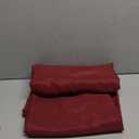 sancua 2 Pack Burgundy Tablecloth 60 x 84 Inch, Rectangle 4 Feet Table Cloth - Stain and Wrinkle Resistant Washable Polyester Table Cover for Dining Tables, Buffet Parties and Camping