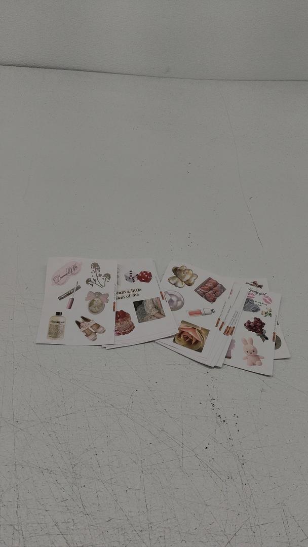Stickers for Scrapbooking Kit Three Meals Aesthetic Paper Diary Planner Junk Journaling Decorative Supplies 20 Pcs/Pack