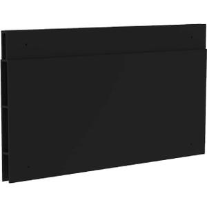 Hakuna Pets Patio Pet Door 3.9 Height Extension, Fits Screen Insert Panel for Large Doors, Black