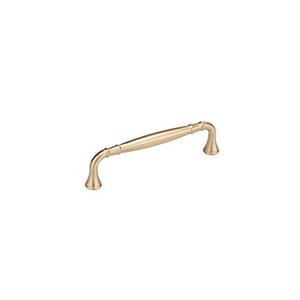 Richelieu Hardware BP790128CHBRZ Candiac Collection 5 1/16-inch (128 mm) Center-to-Center Champagne Bronze Traditional Curved Cabinet and Drawer Pull Handle for Kitchen, Bathroom, and Furniture 2 Pack