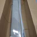 sunoff Outdoor Roller Shades for Patio, Cordless Roller Up Blinds with Shade Cloth for Porch Gazebo Pergola Balcony Backyard, 2 Poles & 1 Fabric, Sesame, 96" Wx72 H