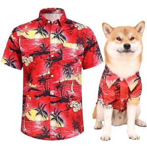 Harbyel Dog Shirts Hawaii Dog Clothes for Small Medium Large Dogs Owner and Pet Shirts are Sold Separately, Size: XL