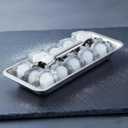 Stainless Steel Ice Cube Trays, 18-Slot Detachable & Easy-Release Freezer Tray, Dishwasher Safe Silicone Mold for Home, Bar, Kitchen  Fast & Clean Cubes