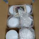 Simply Soson White Pillar Candles Bulk - 2.75x6 Inch, Set of 6 Unscented Pillar Candles, Elegant Tall Pillar Candle, Round Cone tip Pillar Candle for Home Decor, Dinner, Wedding, Party