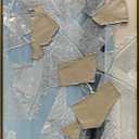 BrightA Large Framed Canvas Wall Art for Living Room and Bedroom Black and White Abstract Canvas Painting Wall Decor with Gallery Style 27.6"x39.3" (Blue + white + yellow)