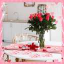 3 x 100Pcs Galentine's Day Napkins Pink Heart Shape Galentine's Decorations Girls Ladies Galentines Day Party Decorations for Valentines Celebrations Events and Party Decor Ideas, 6.3 In