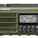Sangean MMR-99 AM/FM-RBDS/Bluetooth/AUX/Weather/Multi-Powered Digital Tuning Emergency Radio