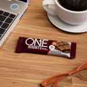 ONE Protein Bars, NEW Hershey's Double Chocolate, Gluten Free with 18g Protein and 3g Sugar, Pantry Staples 2.12 oz (12 Pack) (16.1 cm x 6 cm x 18.2 cm)