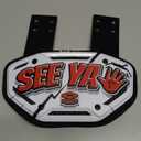 Shock Doctor Football Back Plate  Lower Back/Rear/Back Bone Protector Shield Backplate. for Youth, Adult, Kids. (See Ya)