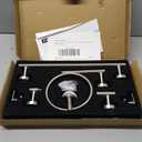 6 PCS Bathroom Hardware Set, Including 16" Hand Towel Bar, Toilet Paper Holder, Towel Ring, Robe Towel Hooks, Bathroom Accessories Kit (Brushed Stainless Steel)