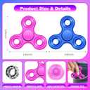 Fidget Spinner, Premium Spinners for Teen & Adults, Stress Relief and Focus Fidgets Toys, Smooth Anxiety Reducer Party Favors, Pocket Finger Spinner Stocking Stuffers