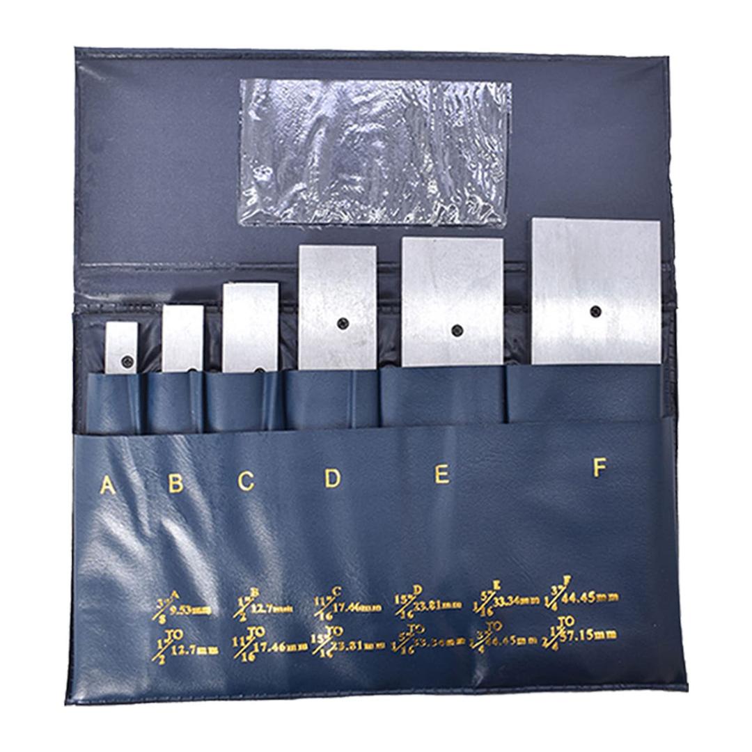 HFS (R) 6 pcs 3/8" - 2-1/4" Steel Parallel Set .0002" Hardened - Precision Ground Tool Steel with Plastic Case HFS (R) 6 pcs 3/8" - 2-1/4" Steel Parallel Set .0002" Hardened - Precision Ground Tool Steel with Plastic Case