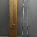2 Pack 40in Heacy Duty Metal Yard Sign Stakes for Real Estate Sign Posts, Mailboxes, Long Yard Sign Holder Easy Installation Sign Post Stake for Pipes Less Than 3.7", Silver