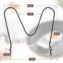 2 Pack 316075103 316075104 Oven Heating Element for Frigidaire Kenmore 790 Replaces 316075102 PS438018 AP2125026 FEF366EMD FEF366ECD FEF326FSE FEF366DSE FFEF3048LSM FEF326FSE 316075100 316282600 F83-455