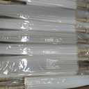 IuGlas 60 Pack White Paper Umbrellas 23.6 Inch Paper Decorative Chinese Japanese Parasol Umbrella DIY Oiled Painting Umbrellas Crafts for Wedding Bridal Party Decor