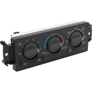 Front A/C Heater Climate Control Module Compatible with 2002 Cadillac Escalade EXT Chevrolet Avalanche 1500 2500 1999-2002 GMC Sierra 1500 2500 Replace# 599-266, 15-72528
