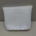 Reusable 100% Silicone Food Storage Bags, Sandwich Snack Bags New Generation Stand Up Zip Container for Soup and Leftovers, Plastice & BPA Free, Microwave Oven Safe 3 Pack (51oz, 34oz, 17oz)