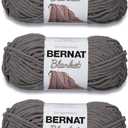 Bulk Buy: Bernat Blanket Yarn (3-Pack) Dark Grey 161200-44