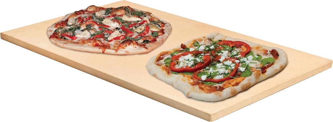 Pizzacraft ThermaBond Baking Stone (20"x14.5") - Pizza Stone for Oven & Grill, Heavy-Duty Baking Essential for Evenly Cooked Pizza, Bread, Pastries at Home - Must-Have Baking Tool (Rectangle)