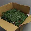 Prelit 50 LED - 9 Ft by 10 Inch Christmas Garland with Lights 12 Modes Timer, Thick 270 Realistic Tips 110 Berries 10 Pine Cone Warm White & Multicolored Lights Xmas Garland for Mantle Stairs Outdoor