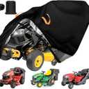 Riding Lawn Mower Covers Waterproof Outdoor,Fits up to 54" Decks with Bagger Attachment, Durable Anti-UV 600D Polyester Fabric,Ride-on Lawnmower Tractor Storage Cover,99"Lx45"Wx47"H