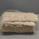 Bedsure GentleSoft Fuzzy Sherpa Faux Fur Blanket Beige Cozy Gifts for Women Men, Soft Fleece Plush Warm Minky Thick Blanket Twin Size for Couch, Room Decor Dorm Bed Essentials Beige Decor, 60x80