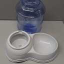 Amazon Basics Gravity Pet Water Dispenser for Cat and Dog, Easy to Clean, 1 Gallon Capacity, Small, Gray