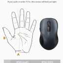 Trueque Wireless Mouse for Laptop, 2.4GHz Ergonomic Computer Mouse with Back & Forward Buttons, 3 Adjustable DPI Levels, 6 Buttons, Optical USB Cordless Mice for Windows PC, M01 (Space Gray)