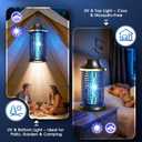 Bug Zapper Outdoor Cordless, 2026 Upgraded 4200V Electric Mosquito Zapper 5 in 1 Rechargeable Bug Zapper Outdoor Waterproof with 5000mAH Battery, Portable Fly Zapper Insect Zapper for Patio Camp