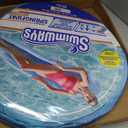 SwimWays Spring Float Premium Hammock Pool Lounger, Inflatable Pool Floats Adult with Fast Inflation for Ages 15 & Up, Sky Blue