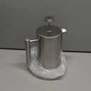 French Press 34 oz, Full Stainless Steel French Press Coffee Maker 4 Cups, Upgrated Double-Walled Insulated French Coffee Presses, Food Grade Good for Kitchen Camping, Dishwasher Safe 2 More Filters