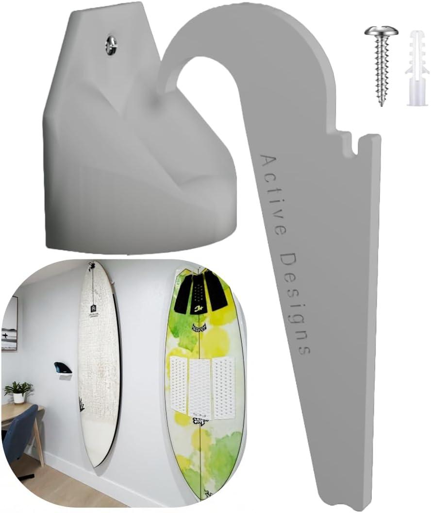 Vertical Surfboard Wall mount -Hidden Floating Display For Shortboards,Mid Lengths And Longboards