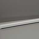 SHADEMOON Blackout Cordless Roller Shades for Indoor Windows,Room Darkening Blind with Spring System Pull Down,Thermal Insulated UV Block Fabric,Home Office (100% Blackout, White,24" W x 72" H)