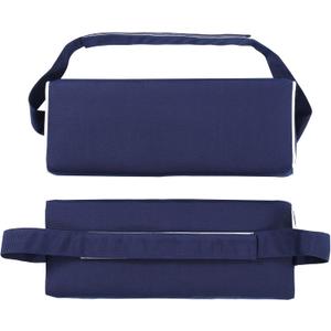 Enipate Outdoor Chaise Lounge Head Pillow, Pack of 2 Water Resistant Headrest Pillows with Elastic Band for Pool Patio Chairs